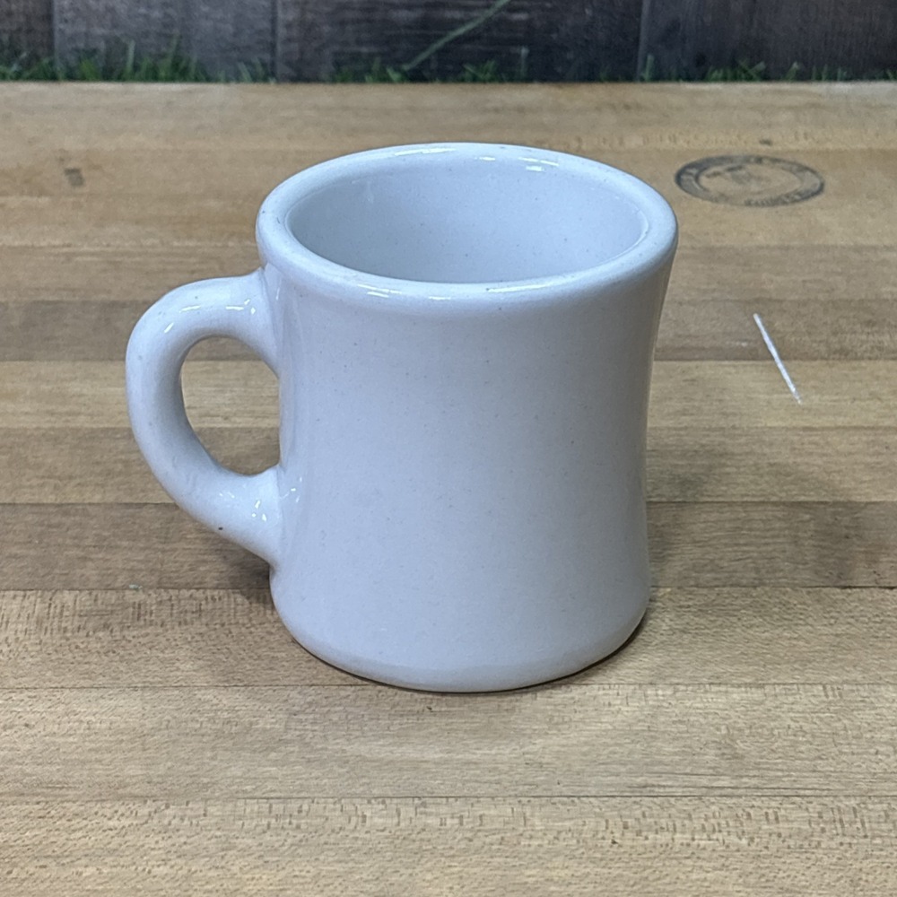 Vintage Victor C Handle Diner Coffee Mug Heavy Duty White MCM Restaurant Ware
